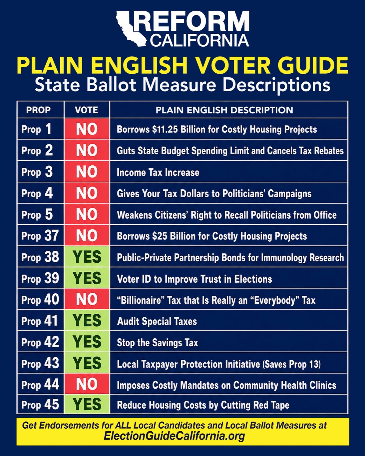 Plain English Voter Guide